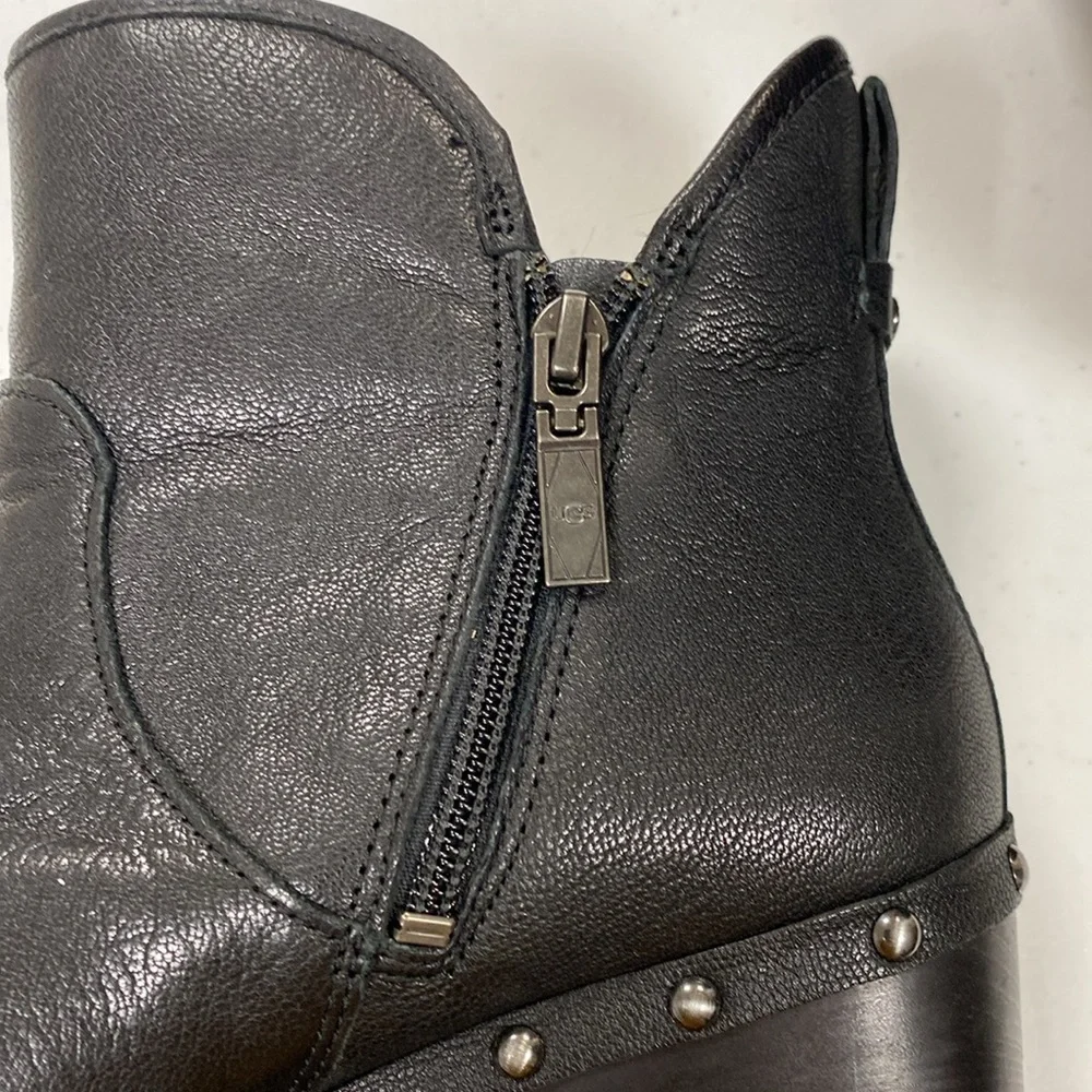 UGG Australia Women's Black Boots, studded, US size 9 - Picture 5 of 10